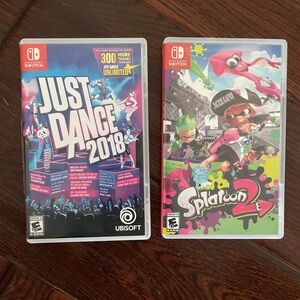 Splatoon 2 And Just Dance 2018 Nintendo Switch video game